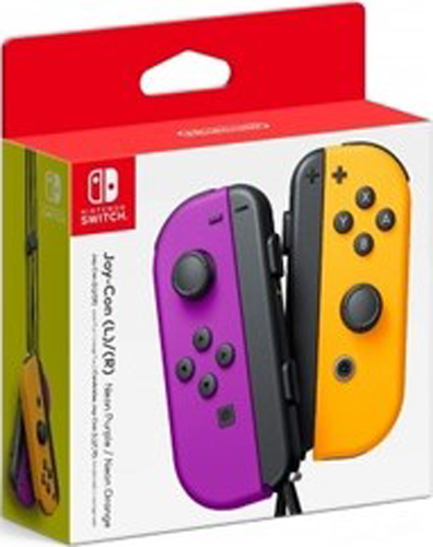 Nintendo Switch Joy-Con | Neon Purple (L) / Neon Orange (R)