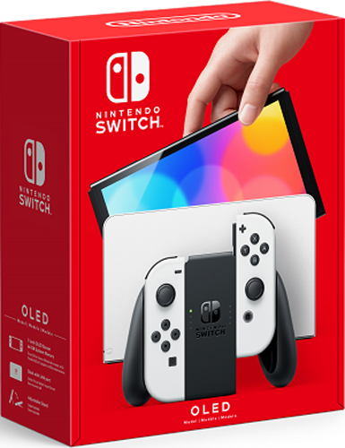 Nintendo Switch (OLED Model) with White Joy-Cons